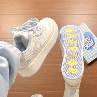 回力芭蕾小白鞋女2026春季爆款厚底学生面包鞋韩版户外休闲板鞋子