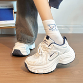 女增高显瘦运动鞋 回力女鞋 2025秋冬新款 百搭小白鞋 时尚 厚底老爹鞋