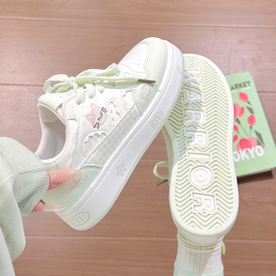 回力小白鞋女款2026春季新款厚底休闲板鞋女鞋可爱猫咪小鱼鞋子女