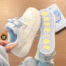 防滑休闲板鞋 回力蕾丝加绒小白鞋 韩版 厚底二棉鞋 子 女2025秋冬爆款