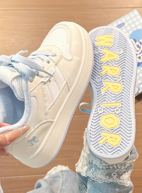 回力蕾丝加绒小白鞋女2026秋冬爆款厚底二棉鞋韩版防滑休闲板鞋子
