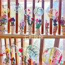 幼儿园涂鸦绘画透明水晶球美工区域区角环创装 饰材料班级吊饰挂饰