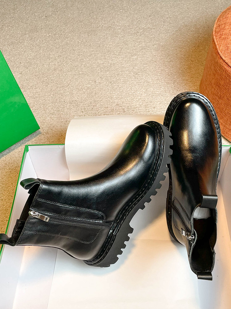 HIGH TOP MARTIN BOOTS MENS PLATFORM SOLE FALL|WINTER 2023 NEW LEATHER BREATHABLE BOOTIES BRITISH STYLE CHELSEA BOOTS INS