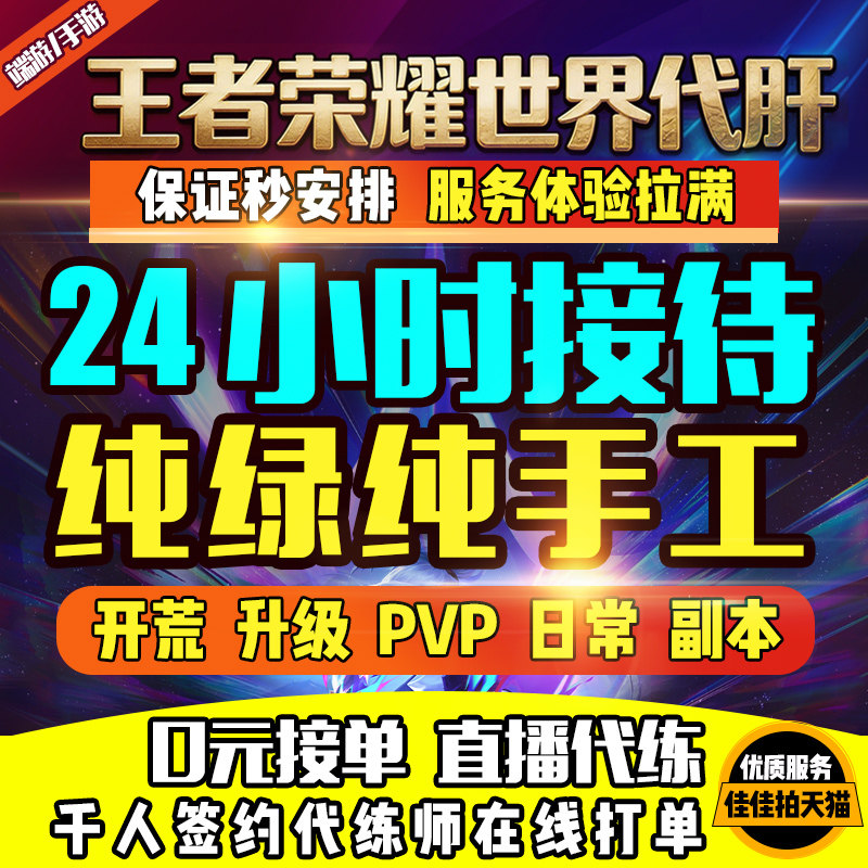 王者荣耀世界代练代肝手游端升级开荒日常探索PVP打主线任务剧情