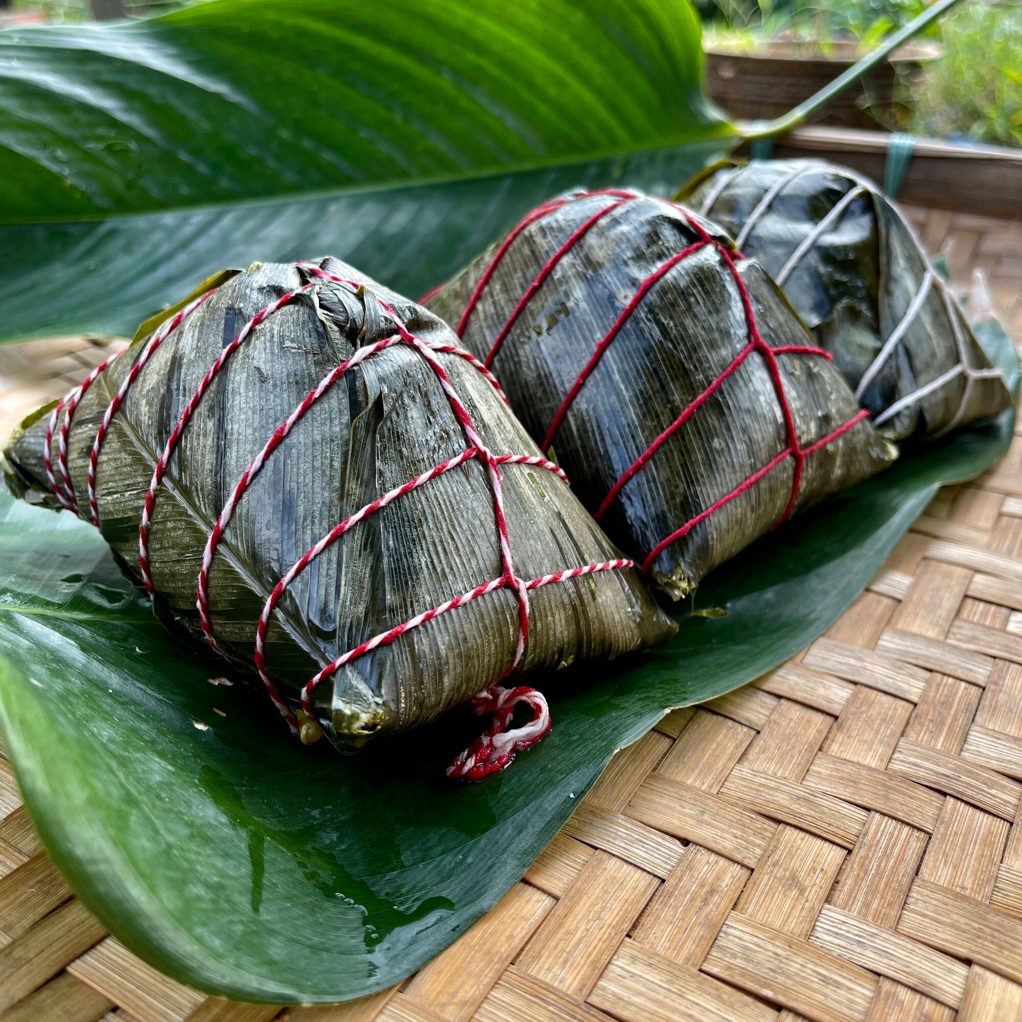 广西灵山手工绿豆猪肉粽咸粽