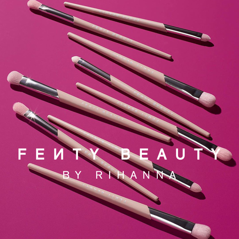 FentyBeauty眼影刷细节晕染铺色