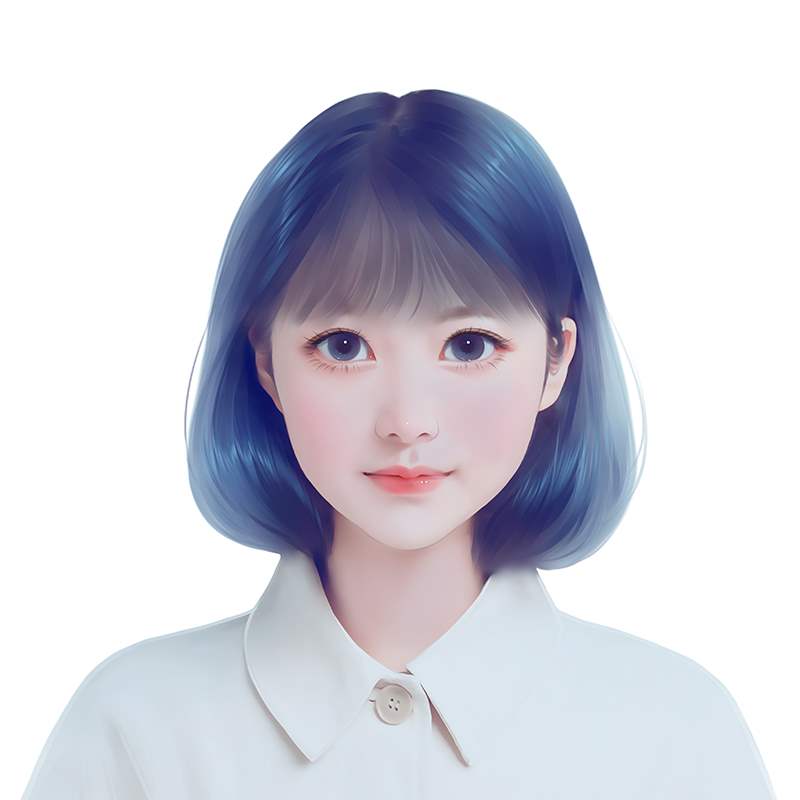 真人照片转手绘板绘高端定制可爱唯美娃娃风格卡通头像情侣礼物