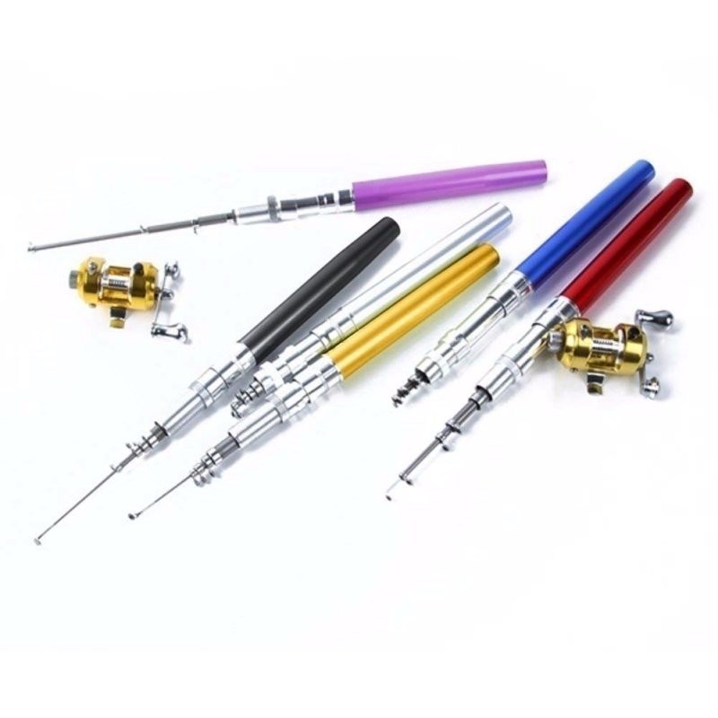 pic Mini Fishing Pole Pen Shape Folded Rod With Reel Wheel.in the 3C Digital Accessories, EBook Accessories , Book lights  category - from Buy2taobao.com to provide professional Taobao agent buy service