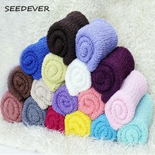 Newborn Photography Props 30*150 Cm Infant Blankets Baby Hea