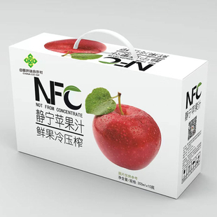 静宁NFC鲜榨苹果汁300ml*10瓶