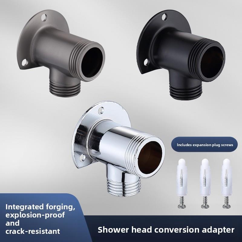 不锈钢淋浴龙头墙底座配件隐藏到暴露的适配器混合阀底座转换器