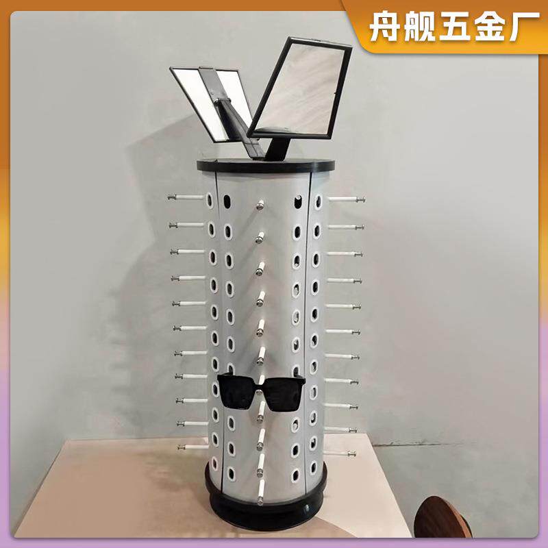 落地太阳镜展示架眼镜货架眼睛道具墨镜货架旋转眼镜道具眼镜柜台