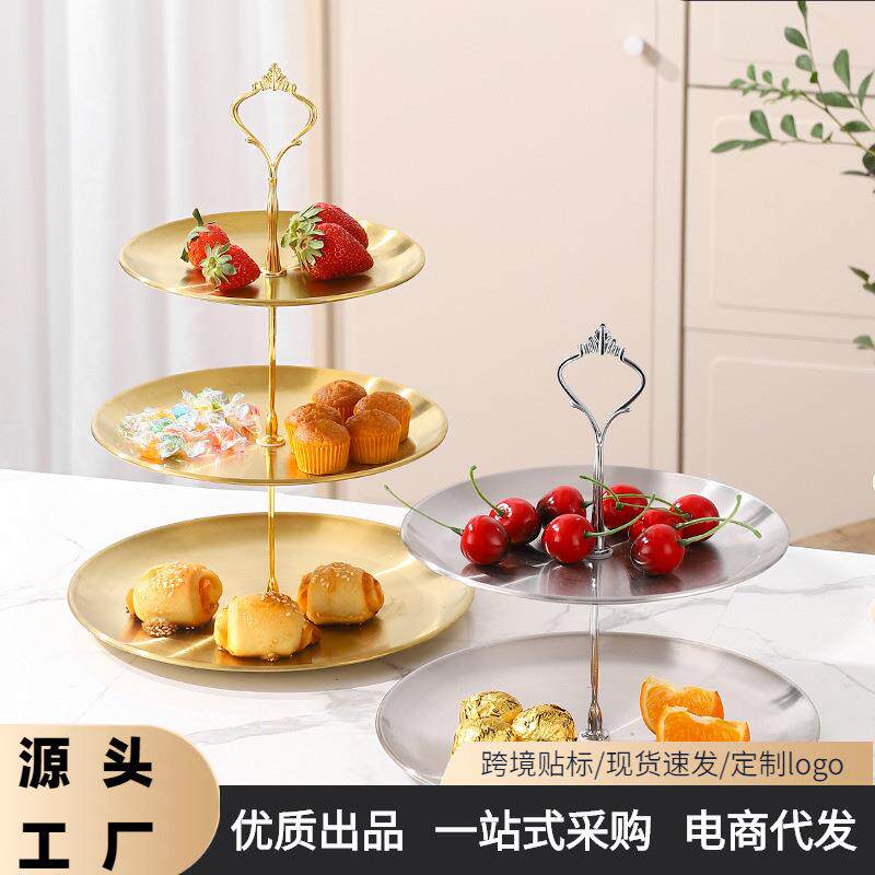 欧式新款创意铁艺蛋糕架子自行车生日婚庆婚礼三层多层甜品展示台