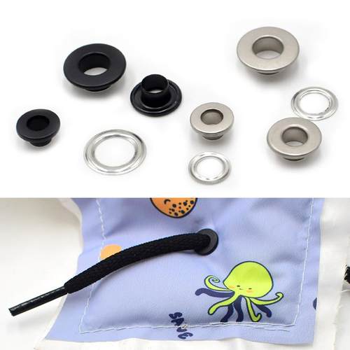 铜材质气眼扣羽绒服棉衣服扣穿绳孔眼平面鸡眼扣 DIY服饰鞋包配件