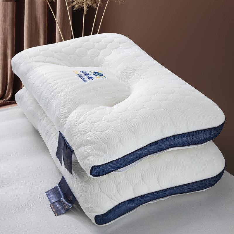 泰国乳胶枕头一对家用天然橡胶记忆单人宿舍学生护颈椎枕芯助睡眠