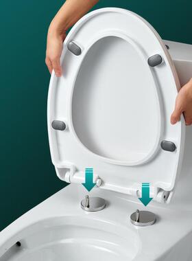 适配TOZO东姿 尚磁 DOP 欧乐唯 脲醛缓降马桶盖方型加厚快拆配件