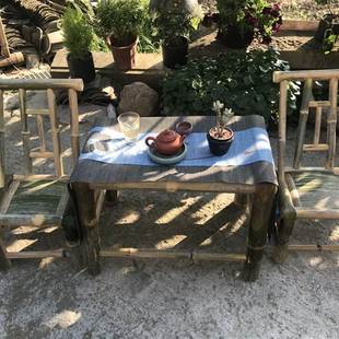 靠背椅竹凳手工儿童成人家用竹制单人休闲老式 楠竹新款 编织竹椅