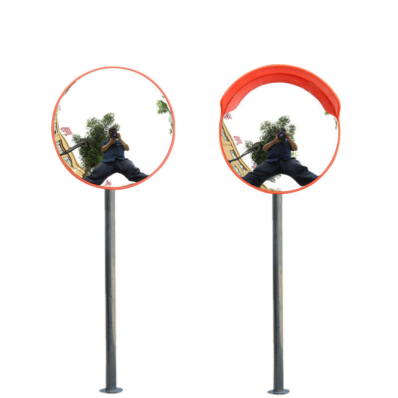 道路广角镜800转角镜马路室外反光镜80cm十字路口面镜子交通转角