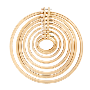 竹绣绷十字绣架子绣绷圈绣花绷子固定圈框架刺绣支架竹圈手持绣架