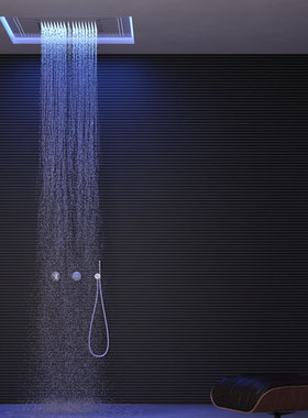 意大利进口 antoniolupi METEO 嵌入式暗装瀑布式顶喷 淋浴花洒