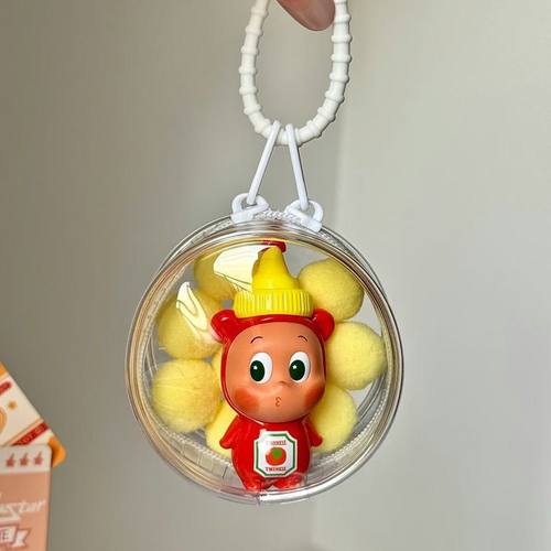 泡泡玛特星星人随心配系列保护套手办盲盒透明溜娃包3代手办娃包