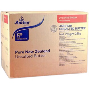 烘焙原料安佳进口黄油动物性黄油烘焙黄油25kg