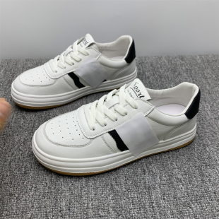 软底防滑舒适透气简约女士单鞋 断码 女2026新款 真皮小白鞋 处理36码