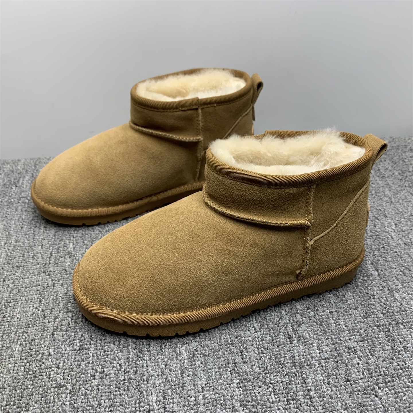 撤柜处理3639真皮雪地靴女2025冬新款羊毛口平底防滑一脚瞪棉鞋女,女鞋,时尚雪地靴,淘宝优惠券,粉丝福利购,淘宝优惠卷