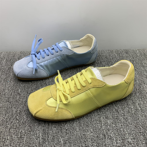 撤柜断码处理真皮阿甘德训鞋女2025夏季新款内增高方头舒适豆豆鞋