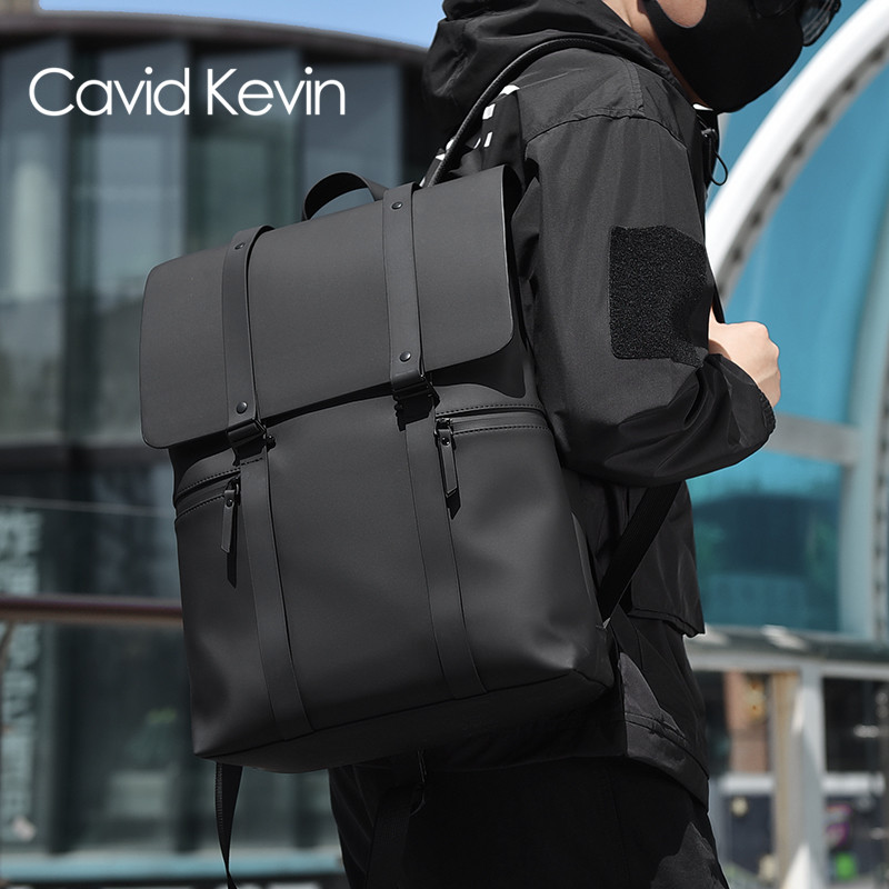 Cavid Kevin欧美时尚男士双肩包背包潮牌大容量旅行包休闲电脑包