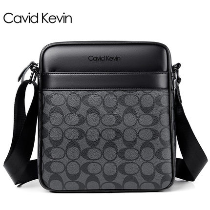 Cavid Kevin欧美男士单肩包斜挎包休闲商务背包手机包商务邮差包