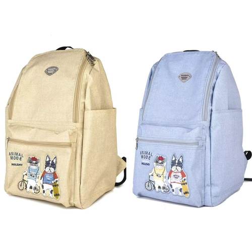 日系双肩包男女轻便背包