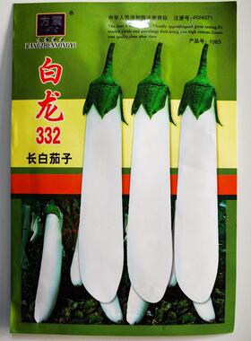 白色龙长茄子季种籽 白长茄SBQ白子种孑庭院阳台菜园春夏四蔬菜子