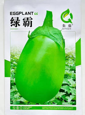 绿霸种子茄子种籽青茄高产四季青皮籽绿罐绿皮耐寒春季春秋秋菜