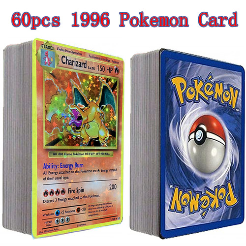 60pcsPokemon1YearFlh