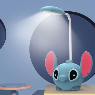 Led Lilo & Stitch Desk Lamp With Pencil Sharpener Foldable L