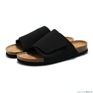 Summer Cork Sandals Mens Clogs Slippers Slides男士软木拖鞋