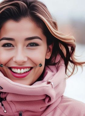 2 Pcs Face Muscle Exerciser Easy To Wear Natural Facial Dimp