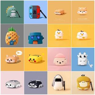 3D Cartoon Silicone Case Cover For Airpods 1/2/3 Shockproof Silicone Protective Case for Airpod Pro