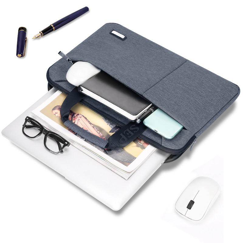 七匹狼公文包男 帆布男士手提包 商务简约休闲电脑包办公包文件包