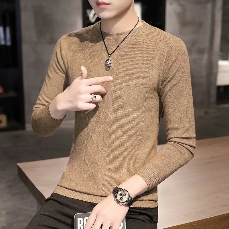 男士毛衣内搭保暖薄款毛线衣休闲