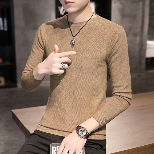 男士毛衣内搭保暖薄款毛线衣休闲