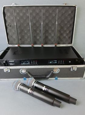 舒尔QLXD4一拖二beta58A专业演出话筒唱歌直播KTV无线动圈话筒麦