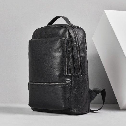 头层牛皮双肩包男士商务休闲出差旅行真皮大容量背包男生电脑背包