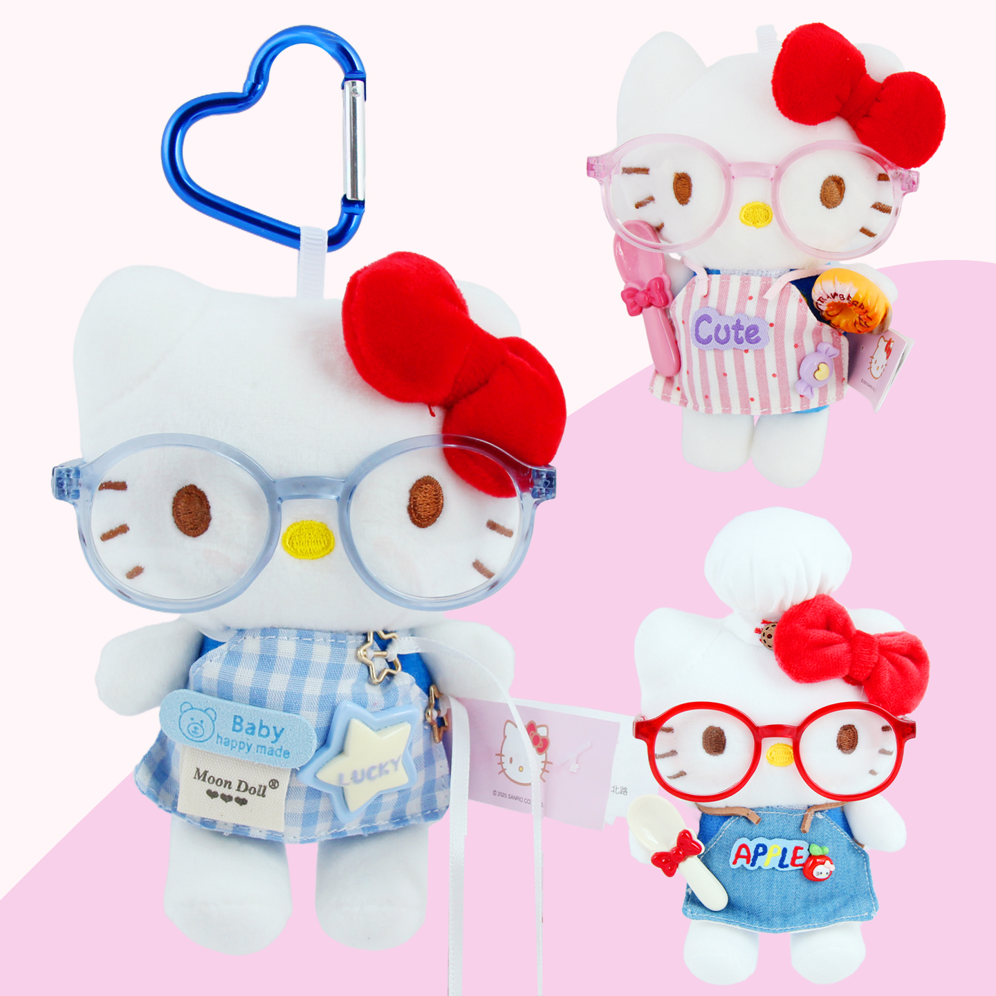 hellokitty凯蒂KT猫毛绒小挂件