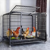 鸡笼子家用养殖笼鸡舍鸡窝自动清粪大号鸭笼铁丝网阳台户外家禽笼