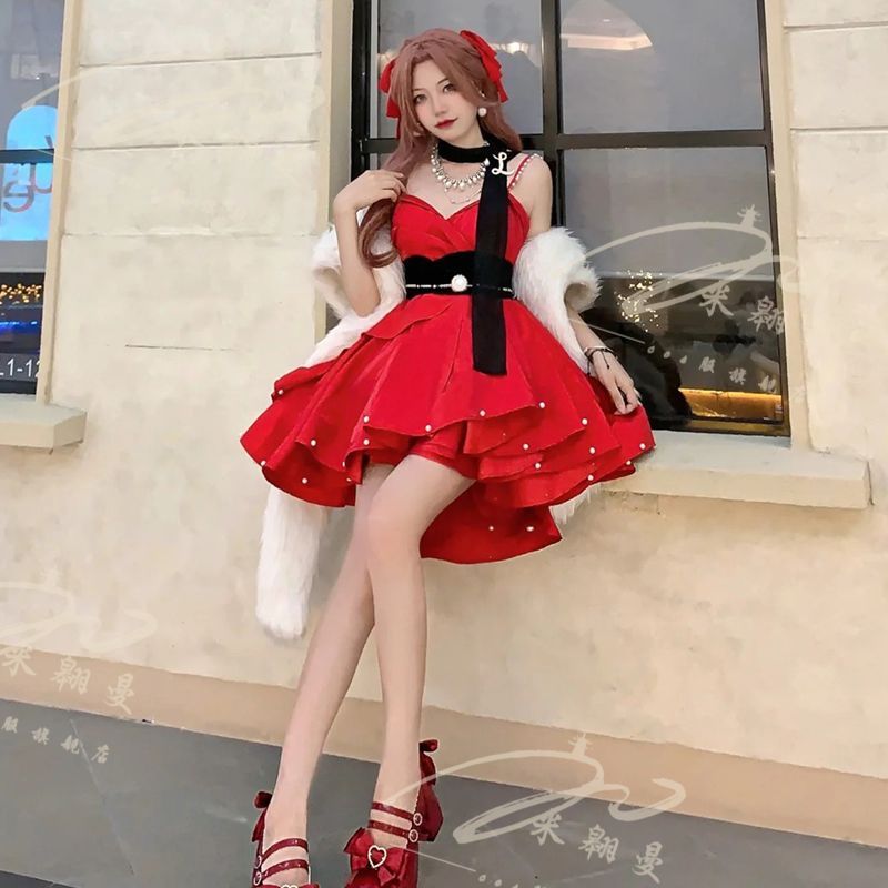 现货!!光与夜之恋cos服女主套装