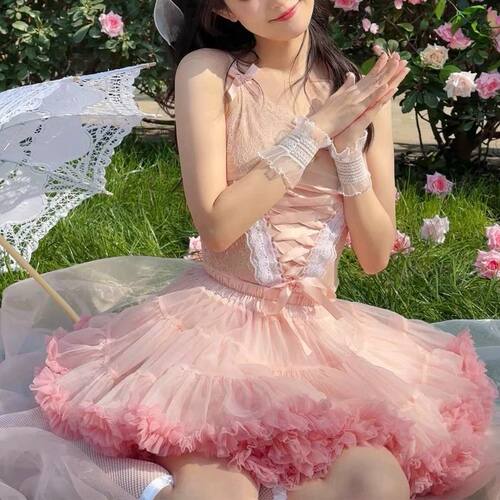 裙撑短云朵暴力撑45cm公主lolita