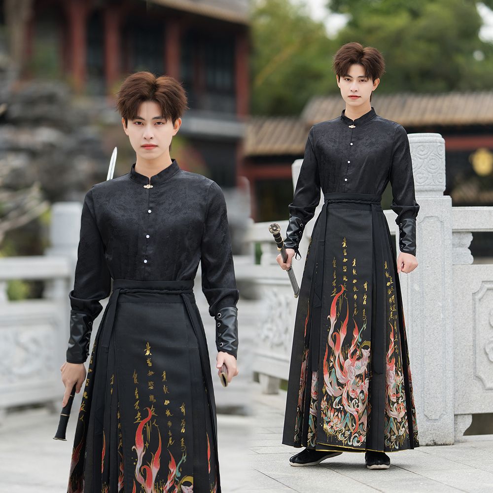 日常通勤新中式九尾狐重工马面裙