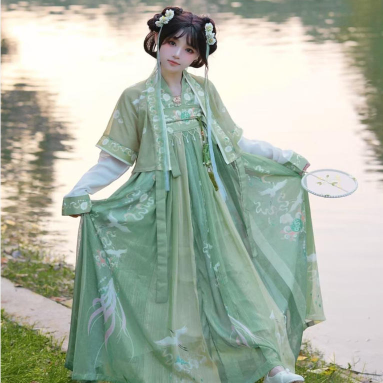 凌妙妙同款汉服女国风齐胸襦裙